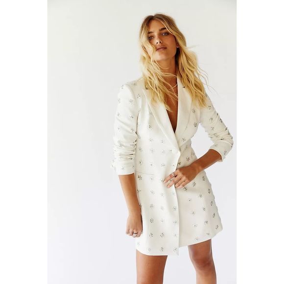 Free People Dresses & Skirts - Anthropologie Ace Crystal Tuxedo Dress $400